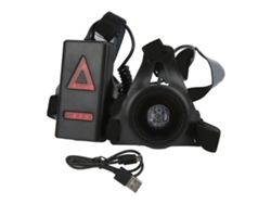 Luz Del Pecho Led Recargable Usb Impermeable Para Correr De Noche Caminar Y Campamento