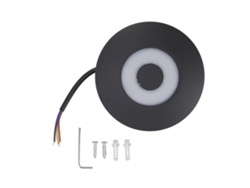 Lámpara de pared LED moderna 2026, 10 W, redonda, 6 lados, iluminación suave, resistente al agua, 85-265 V.