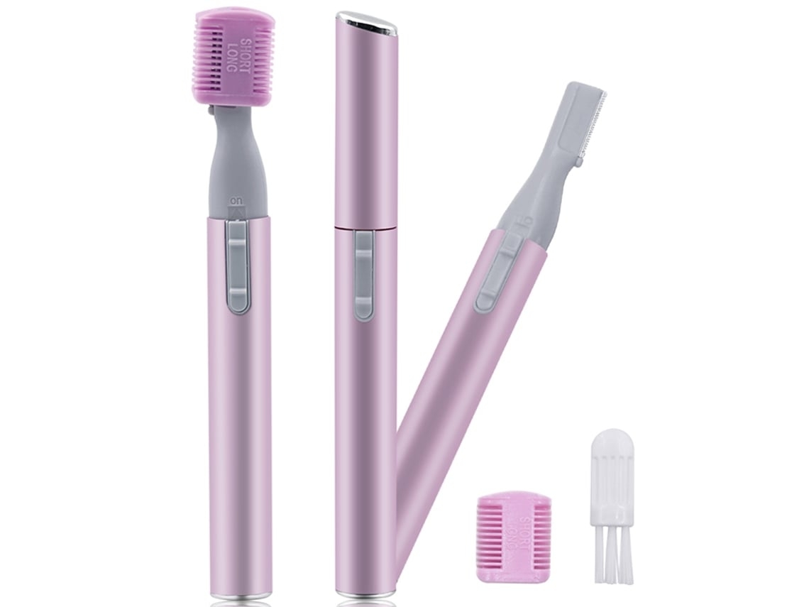Recortadora Eléctrica De Cejas Para Mujer Resistente Al Agua Almacenamiento Inteligente Baño Y Camping Viaje Cosméticos Accesorios