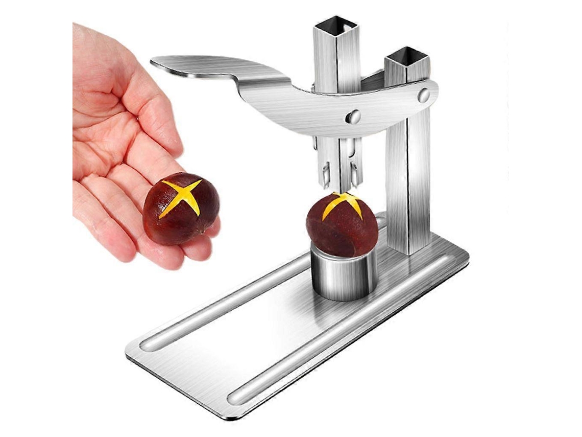 Cortador de castañas, pelador de frutos secos multifuncional, abridor de frutas secas para la cocina