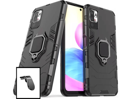Kit Carcasa + Protector de Pantalla Xiaomi Redmi Note 10 5G PHONECARE Negro