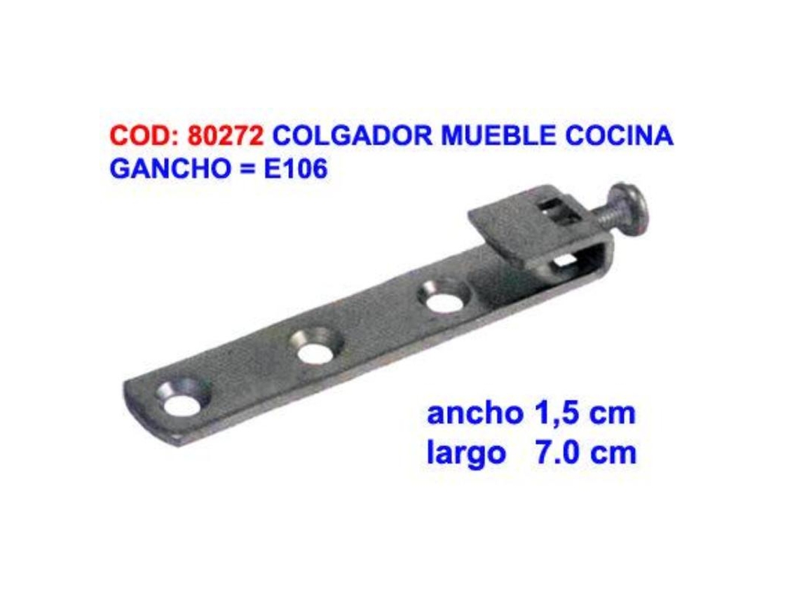 Colgador mueble cocina   gancho       e106