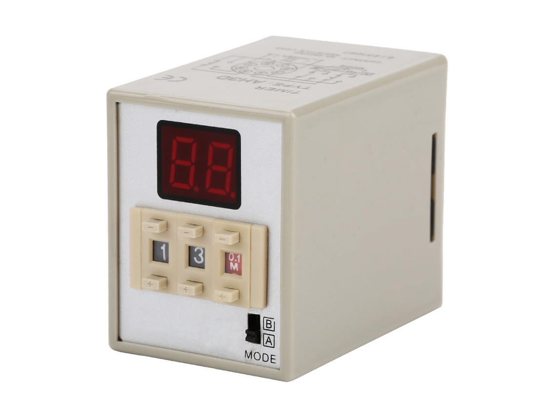 Relé Temporizador Ah3d Led Digital Ajustable 9.9s-99h 220vac