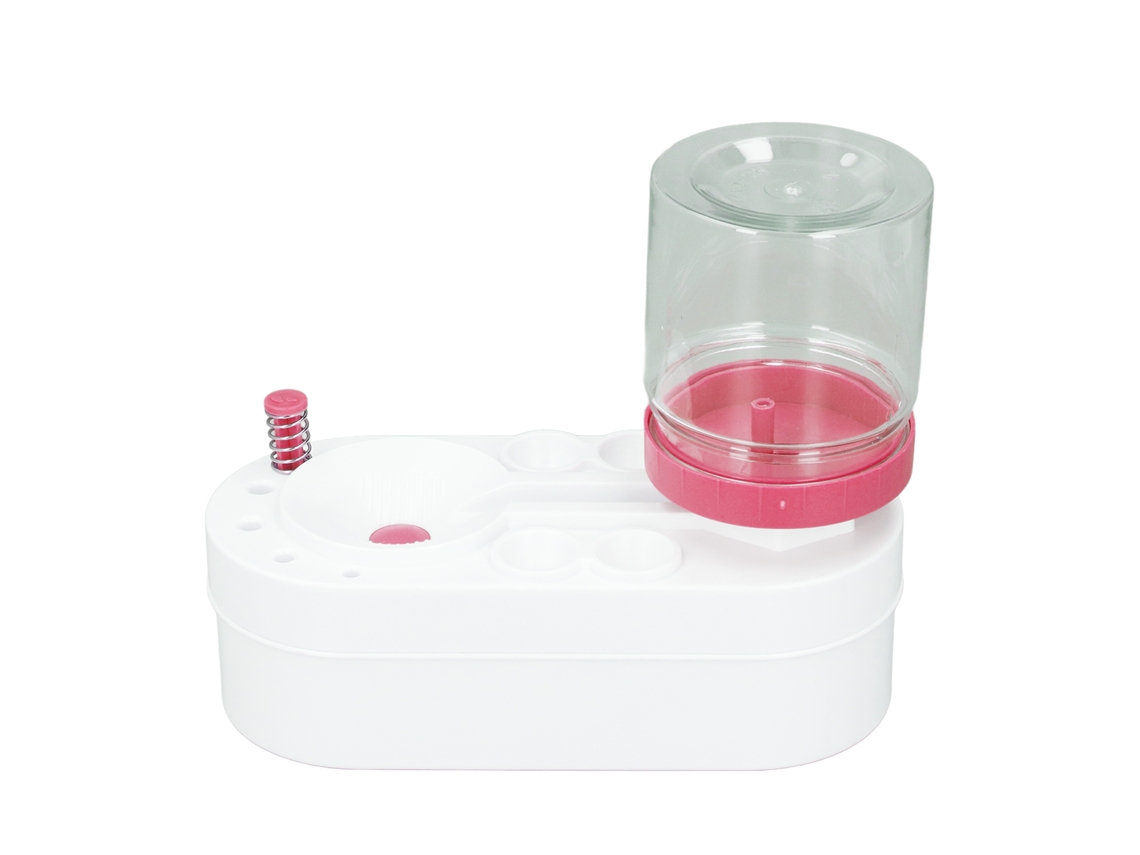 Enjuagador De Pinceles Multifuncional Con Ciclo De Agua Para Limpieza - Rosa