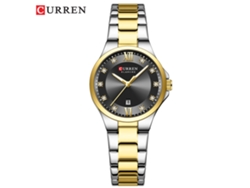 Reloj De Pulsera De Cuarzo Para Mujer, Elegante Y Con Pedrería, Resistente Al Agua Y Con Calendario.