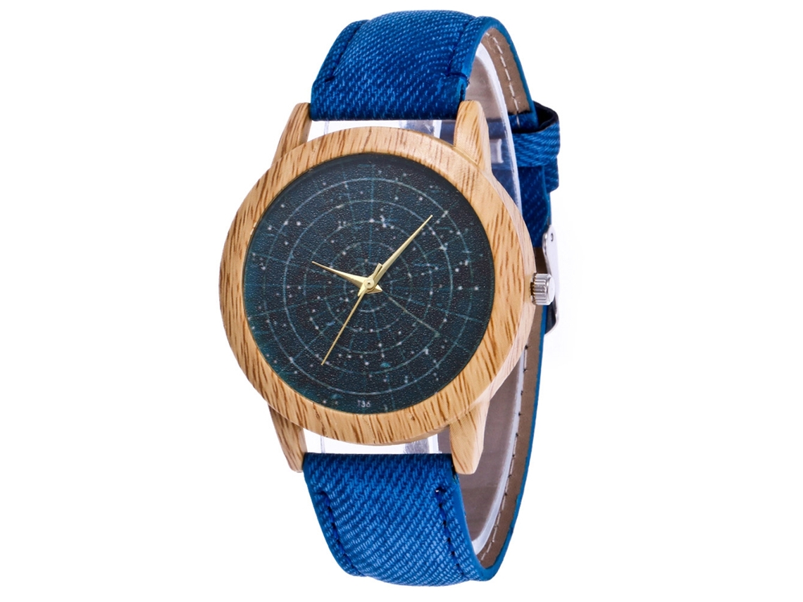 Reloj De Pulsera De Aleación Para Mujer Zhoulianfa, Elegante Y Con Movimiento De Cuarzo Azul.