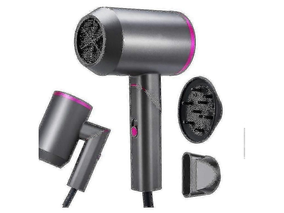 Secador De Cabelo Portátil Dobrável Com Íons Negativos E Termostato, Para Uso Doméstico.