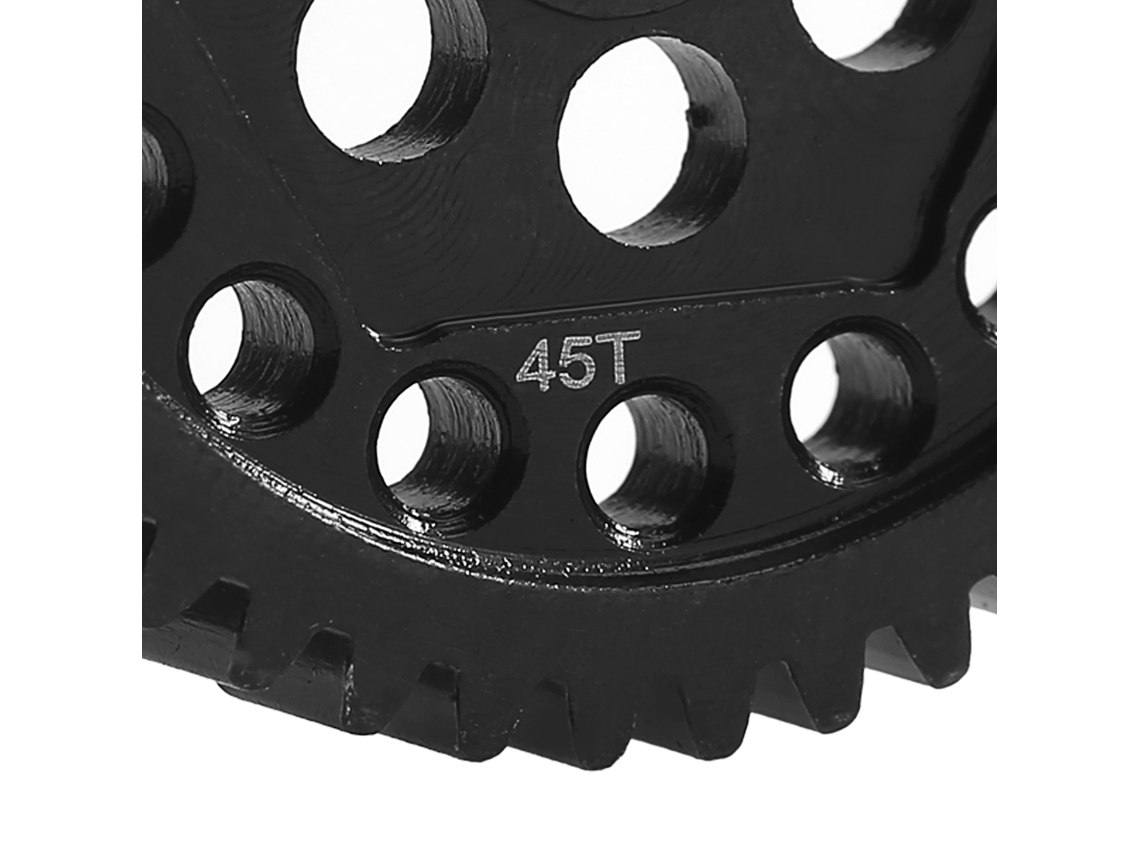 Engrenagem Cilíndrica De Aço 45t Para Traxxas Trx4 Trx6 1/10 Carro De Controle Remoto Crawler Acessório De Upgrade