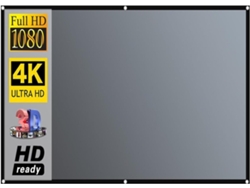 Pantalla De Proyección 16:9, Cortina Metálica Opaca, Tejido Reflectante Para Películas, Cine En Casa,