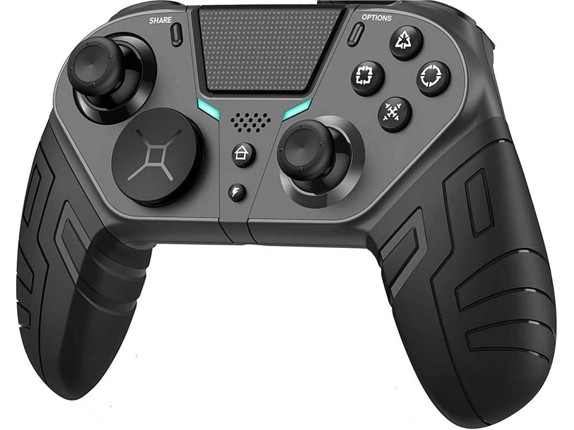 Controlador YIZHOOD para Ps-4 Controlador de sensor 3D inalámbrico avanzado Bluetooth Gamepad Control Joystick con botonesNegro YIZHOOD