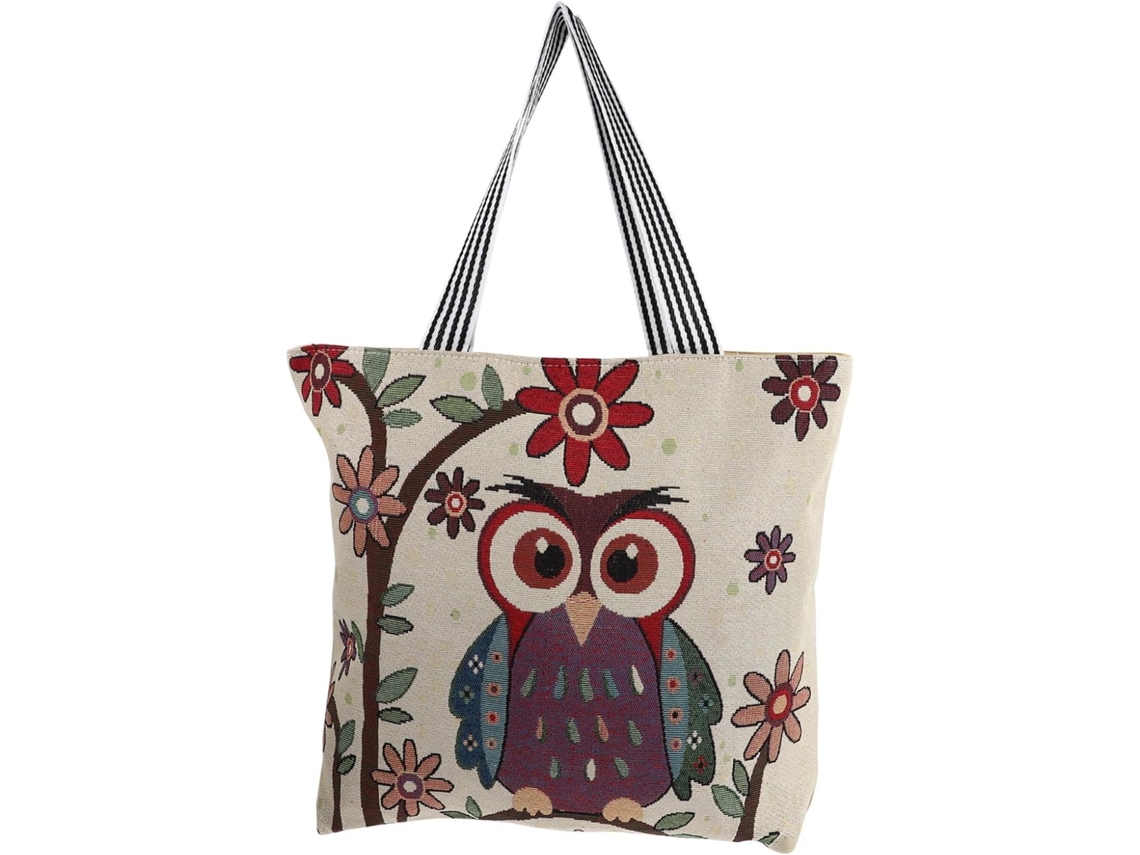 Bolso De Hombro Bordado Para Mujer, Ligero, Resistente, Multifuncional, De Lona Para Uso Diario Y Viajes.