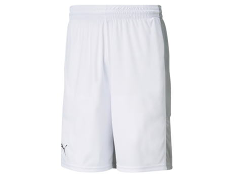 Pantalones Cortos para Hombre PUMA Basketball Game Blanco, Gris para Baloncesto (XL)