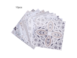 10 Pegatinas Autoadhesivas Para Pared Y Suelo, De Pvc Impermeable, Para Baño Y Cocina 1
