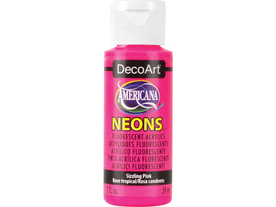 Pintura Acrílica AMERICANA Néon Rosa Escaldante (59 ml)