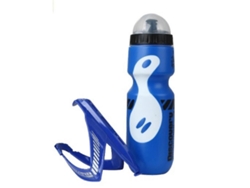 Garrafa De Água De 650ml Com Suporte De Bicicleta Para Ciclismo (azul E Branco)