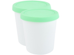 2 Piezas De Vasos De Postre De Silicona, Soporte Para Yogur, Cubos Multifuncionales Para Alimentos, Cubos Para Helado Webake