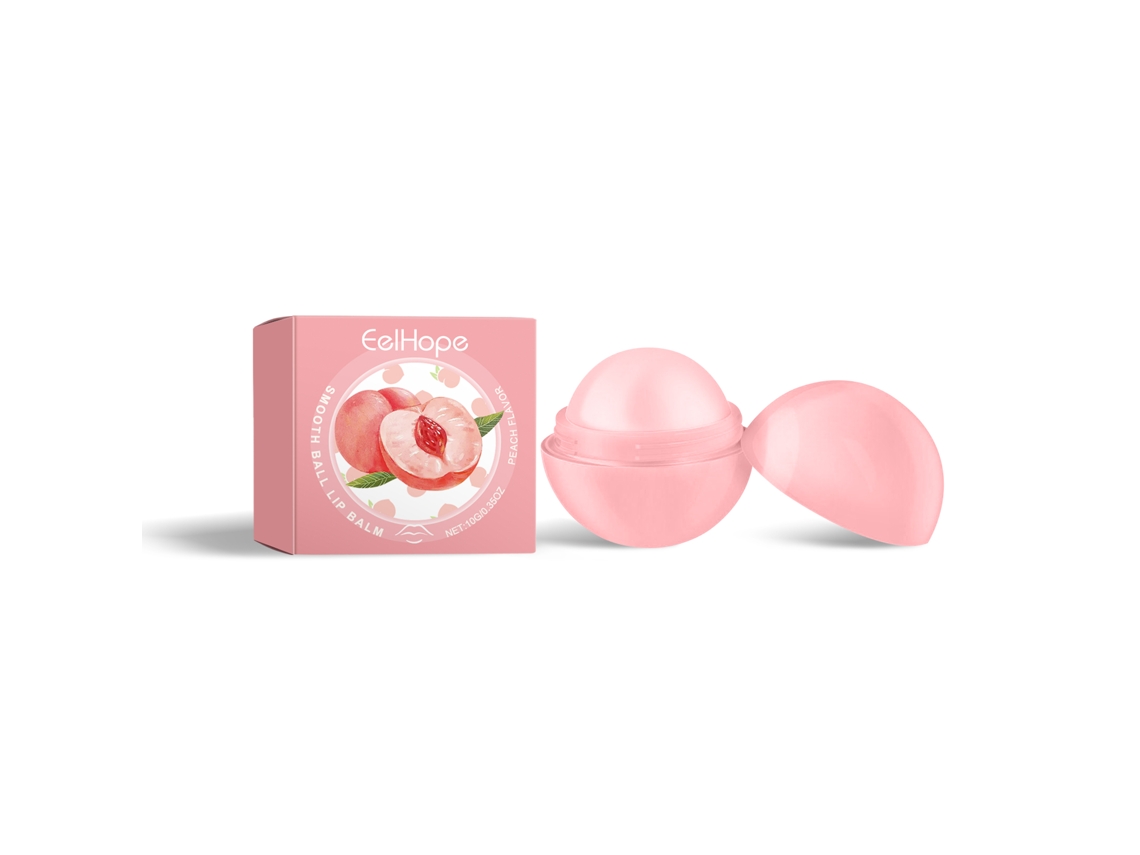 Bálsamo labial hidratante natural de melocotón