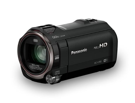 Videocámara PANASONIC HC-V785 12.76 MP BSI Full HD Negra