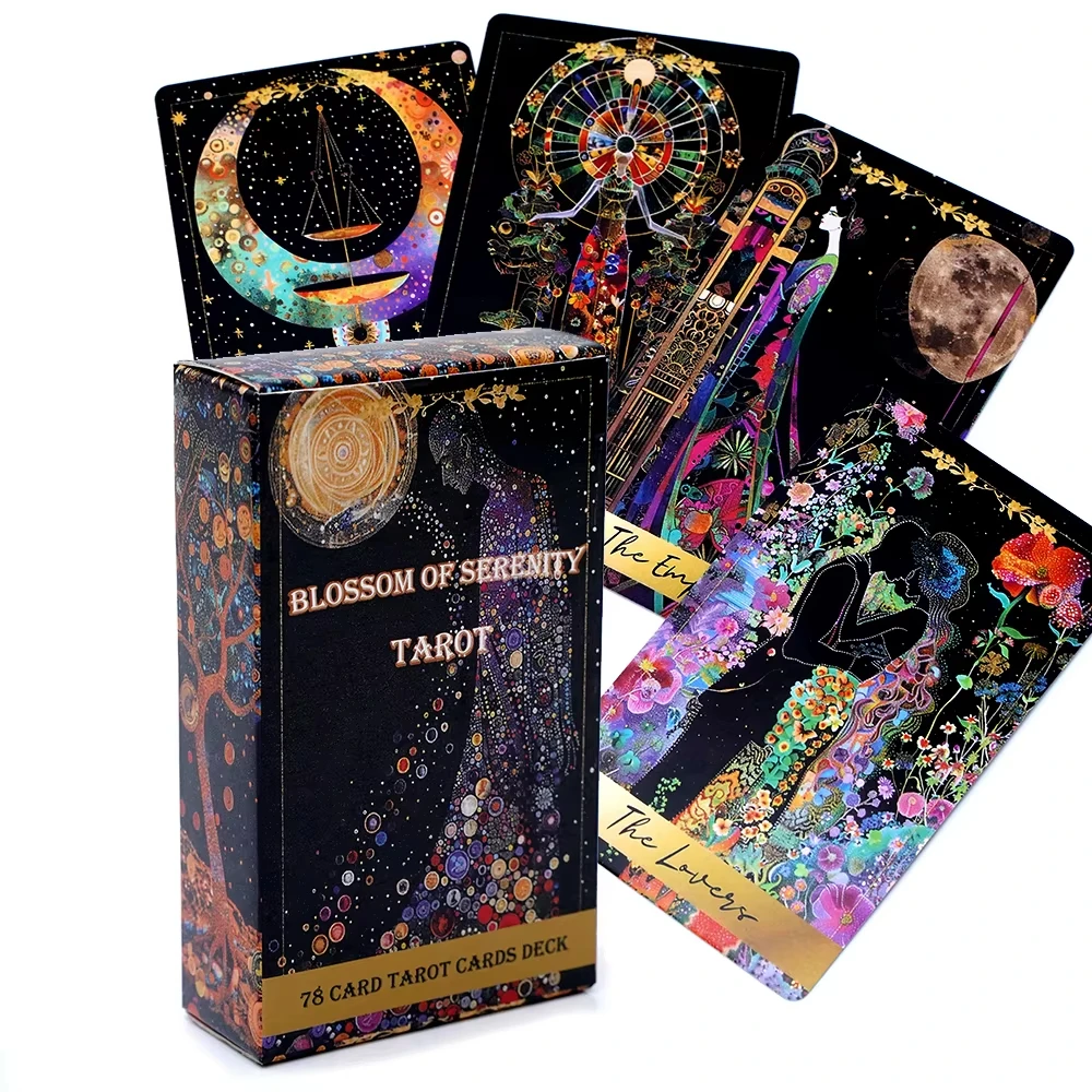 Tarot Da Flor Da Serenidade (78 Cartas) - Baralho De Tarot Personalizado