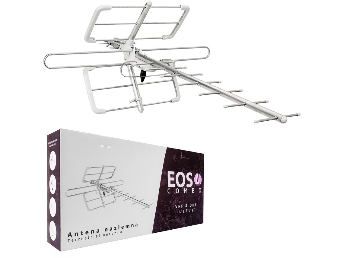 Antena DVB-T/T2 Spacetronik EOS L Combo Blanca (Pasiva)