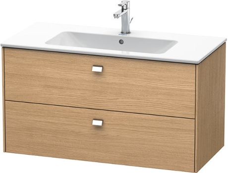 Mueble bajo encimera DURAVIT Brioso 102,0 x 47,9 cm con 2 cajones incl. hueco para sifón y delantal para lavabo ME by Starck 233610