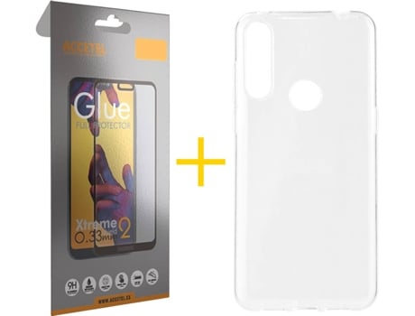 Carcasa + Protector Alcatel 1V 2020 ACCETEL Lisa Transparente 81379