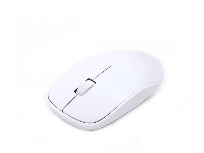 Ratón OMEGA OM0420WW (Inalámbrico - Óptico - 1200 dpi - Blanco)