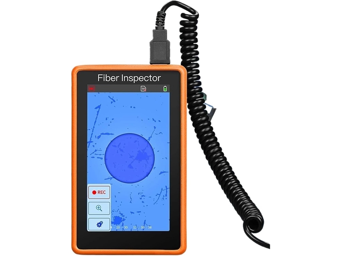 Microscopio De Sonda De Vídeo De Fibra Óptica Aua-600, Detector De Caras Frontales