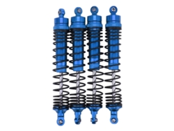 4pcs Amortiguadores Delanteros Y Traseros De Aluminio Para Rc Losi 1/8 Azul Oscuro