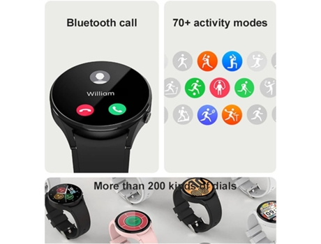 Smartwatch, Modo Deportivo, Smartwatch Resistente al Agua, Para Android iPhone CHRONUS