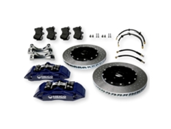 Sistema de frenos deportivos Heico para Volvo V60 S60 con 6 pistones y discos de 396 mm.