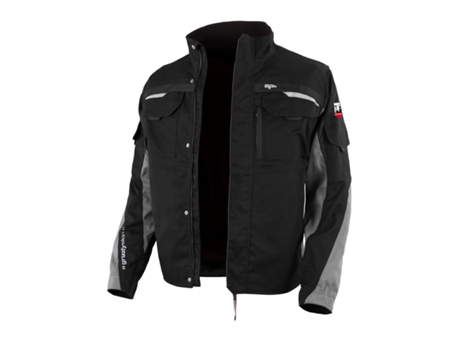 Abrigo de Trabajo QUALITEX WORKWEAR Iron Tejido Mixto (Negro y Gris - Tam: 3XL (62/64))