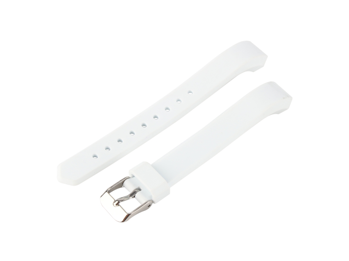 Pulsera Inteligente (hebilla De Color Sólido, Segmentada) Para Fitbit Alt, Blanco Mate