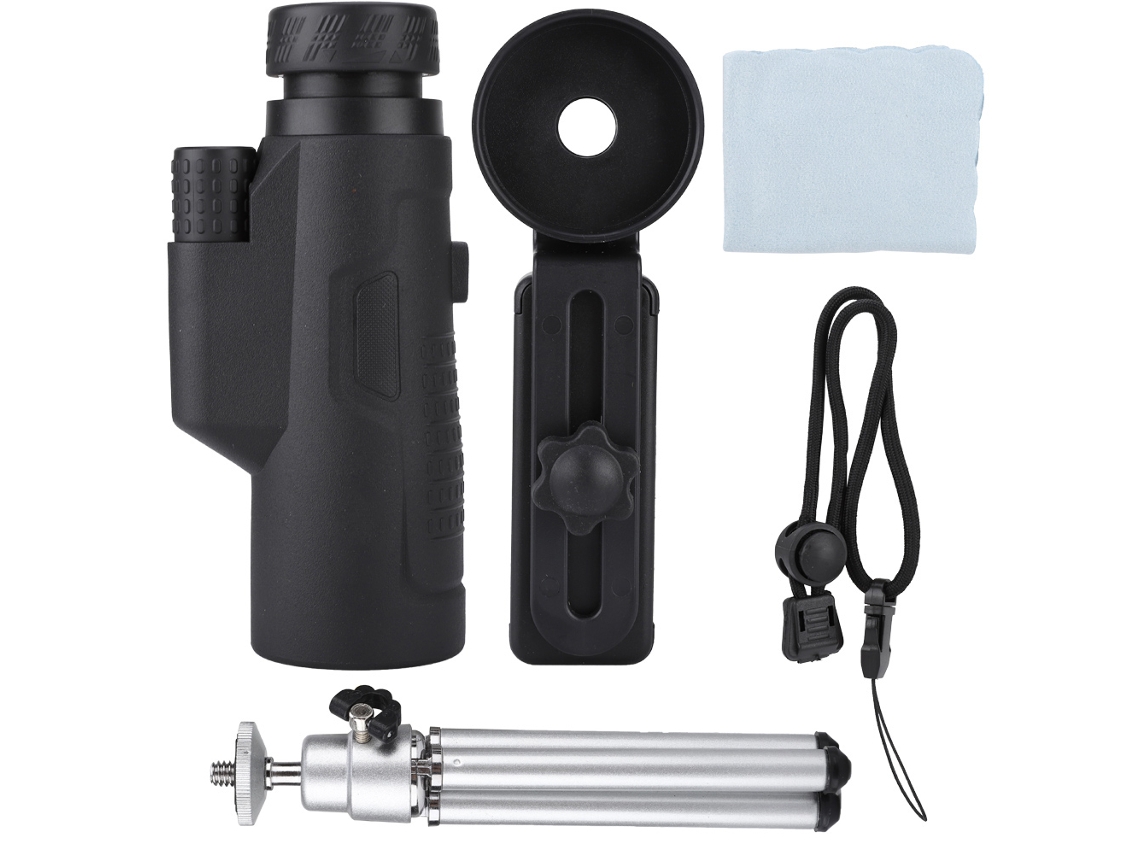 Lente telescópica monocular con zoom HD EOOCOO para teléfono
