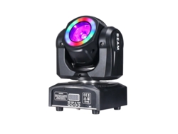 Iluminación LED móvil para escenario, haz de 60 W, halo RGB 3 en 1, 1 luz de 60 W, enchufe UE OEM