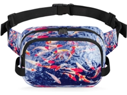 Riñonera Estampado Peces Koi Para Mujeres Hombres Niñas Niños Riñonera Correr Practicar Deportes Hacer Send