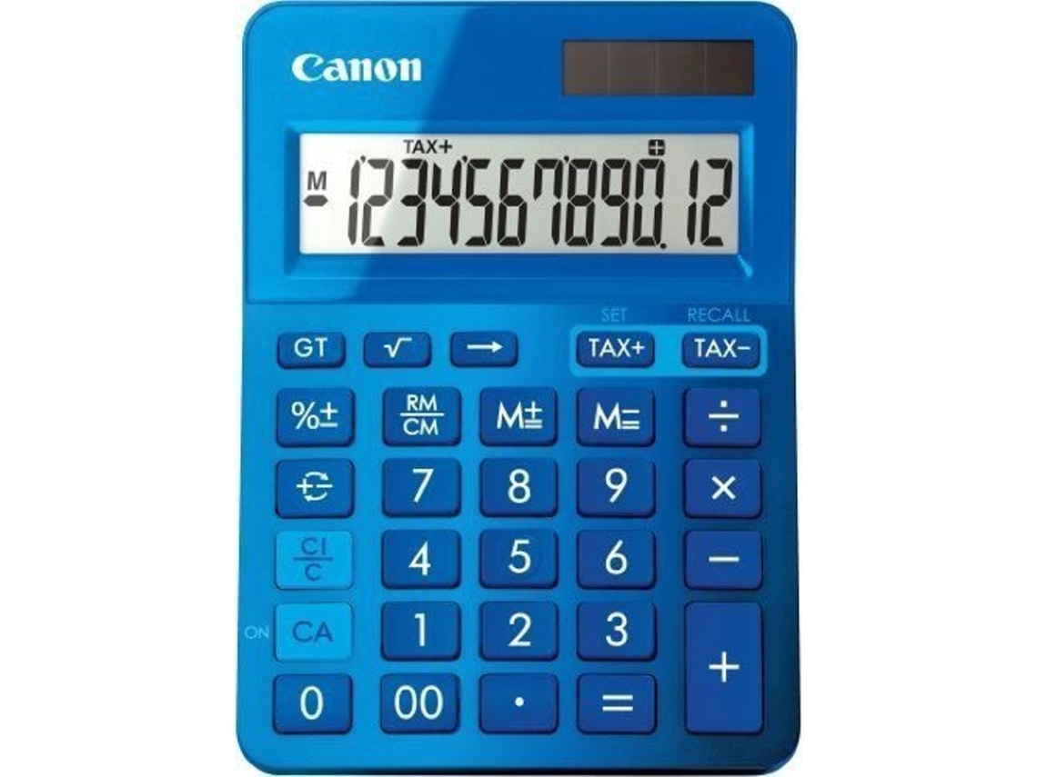 Calculadora Básica de secretaria CANON LS-123K-MBL - 9490B001AA
