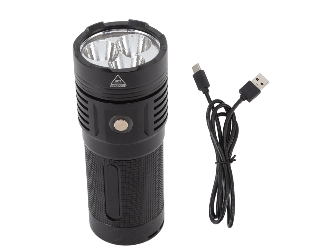 Linterna LED impermeable CHABERLU IPX6 con 5 modos de iluminación