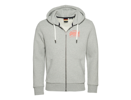 Sweatshirt para Hombre SUPERDRY (S - Gris)