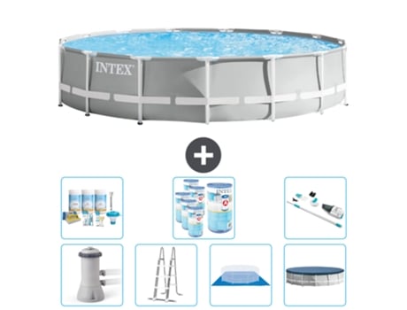 Piscina Tubular INTEX 26724GN-CB45 (14614 L - 457x107cm)