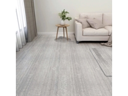 Lamas Para Suelo Autoadhesivas 55 Uds Pvc Gris 5,11 M²