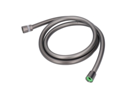 Manguera de ducha flexible universal de 1,5 m de longitud en acero inoxidable y PVC.