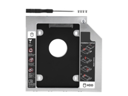 Sata3.0 Hdd Caddy 9.5mm Universal Caja De Disco Duro Secundaria De Aluminio Universal