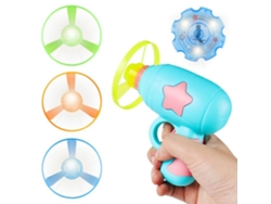 Juego Interactivo 2 En 1 Con Giroscopio Y Lanzador De Platillos Voladores Para Niños (7 Piezas)