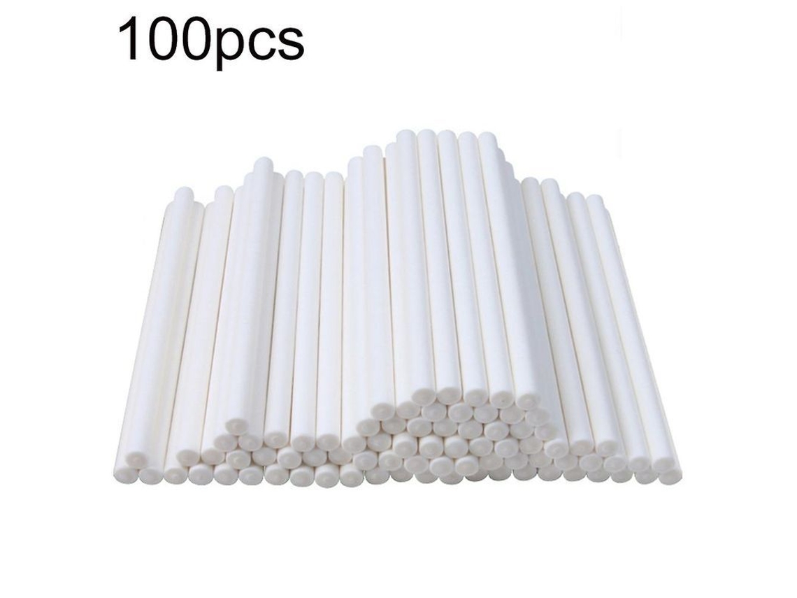 2026-farfi 100 Palillos Para Chupetas 10cm Material Papel Seguro Para Pasteles Dulces Y Manualidades