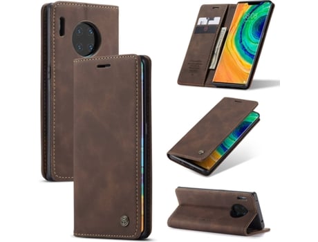 Carcasa Huawei Mate 30 Pro Livro Caseme Elite (Marrón)