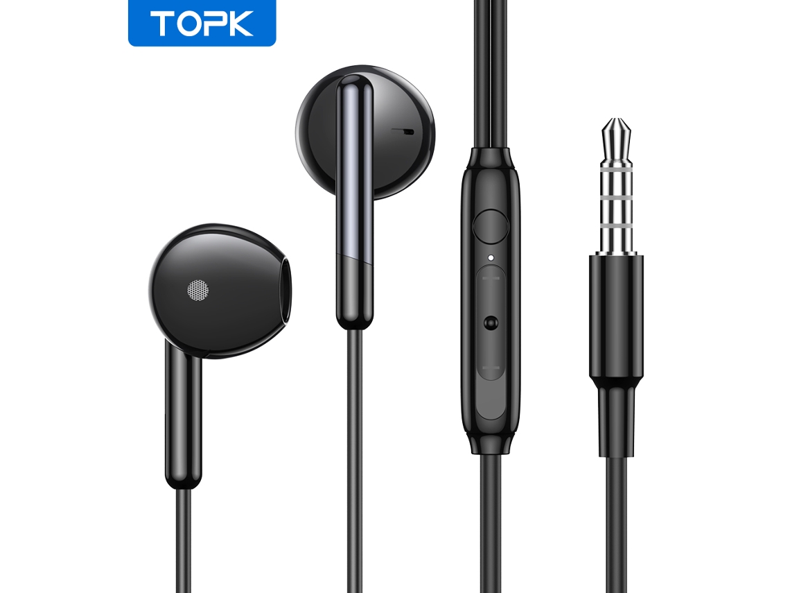 Auriculares inalámbricos con micrófono, controles integrados de 3,5 mm y monitorización intraaural. Mdug