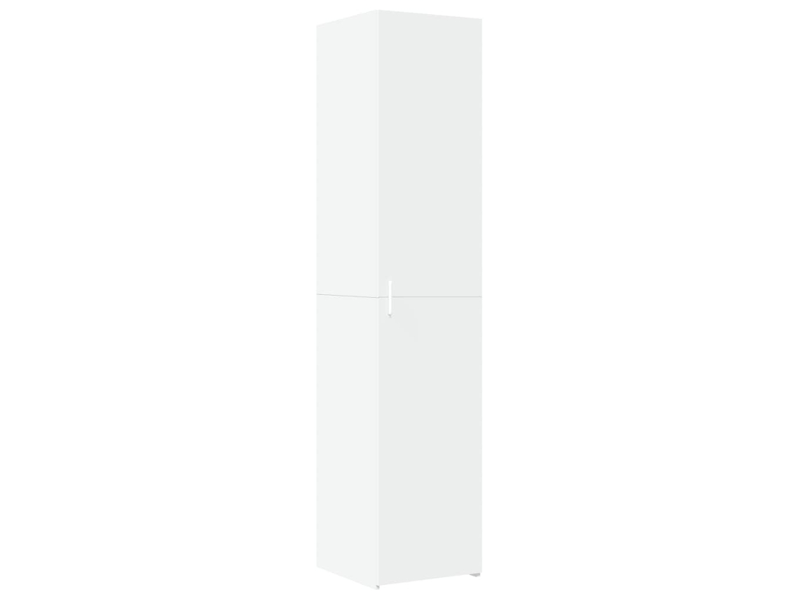 Armario alto, derivados de la madera, blanco, MAISON EXCLUSIVE, 40x42,5x185 cm