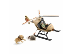 Figuras de Jugar SCHLEICH Helicóptero Radio Control  Animal Rescue + 3 Años 16 Piezas (Edad Mínima Recomendada: 3 años)