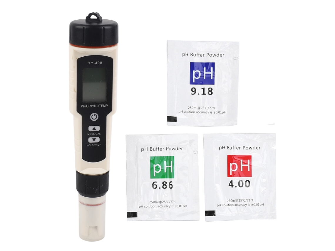 Lápiz Tester De Calidad Del Agua Portátil 4 En 1 Ph Orp H2 Temperatura Yy-400